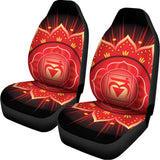 Muladhara Chakra Mandala Print Universal Fit Car Seat Covers 102422