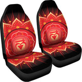 Muladhara Chakra Mandala Print Universal Fit Car Seat Covers 102422