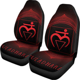 Muladhara Chakra Symbol Print Universal Fit Car Seat Covers 102422