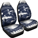 Mystical Lunar Phase Print Universal Fit Car Seat Covers 102422