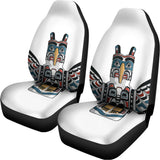 Native American Eagle Totem Print Universal Fit Car Seat Covers 102422
