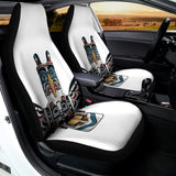 Native American Eagle Totem Print Universal Fit Car Seat Covers 102422