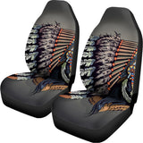 Native American Indian Girl Print Universal Fit Car Seat Covers 102422