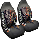 Native American Indian Girl Print Universal Fit Car Seat Covers 102422