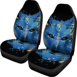 Native American Spiritual Wolf Print Universal Fit Car Seat Covers 102422