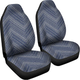 Native Denim Jeans Pattern Print Universal Fit Car Seat Covers 102422