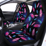Native Feather Pattern Print Universal Fit Car Seat Covers 102422