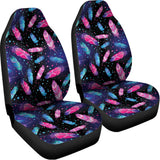 Native Feather Pattern Print Universal Fit Car Seat Covers 102422