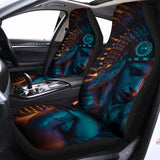 Native Indian Girl Portrait Print Universal Fit Car Seat Covers 102422