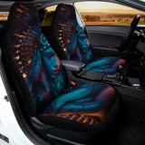 Native Indian Girl Portrait Print Universal Fit Car Seat Covers 102422