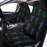 Native Totem Pattern Print Universal Fit Car Seat Covers 102422