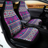 Native Tribal Ethnic Rose Pattern Print Universal Fit Car Seat Covers 102422