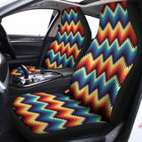 Native Tribal Inspired Pattern Print Universal Fit Car Seat Covers 102422
