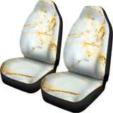 Natural Gold Marble Print Universal Fit Car Seat Covers 102422