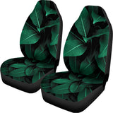 Natural Green Leaf Print Universal Fit Car Seat Covers 102422