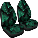 Natural Green Leaf Print Universal Fit Car Seat Covers 102422