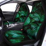 Natural Tropical Leaf Print Universal Fit Car Seat Covers 102422