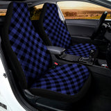 Navy And Black Buffalo Plaid Print Universal Fit Car Seat Covers 102422