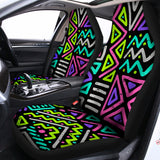 Neon Native Aztec Pattern Print Universal Fit Car Seat Covers 102422