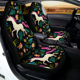 Night Floral Unicorn Pattern Print Universal Fit Car Seat Covers 102422
