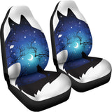Night Forest Wolf Spirit Print Universal Fit Car Seat Covers 102422
