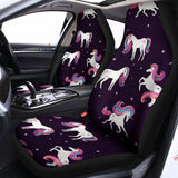 Night Girly Unicorn Pattern Print Universal Fit Car Seat Covers 102422