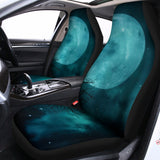 Night Sky And Full Moon Print Universal Fit Car Seat Covers 102422