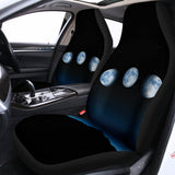 Night Sky And Moon Phase Print Universal Fit Car Seat Covers 102422