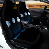 Night Sky And Moon Phase Print Universal Fit Car Seat Covers 102422