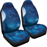 Night Sky And Moonlight Print Universal Fit Car Seat Covers 102422