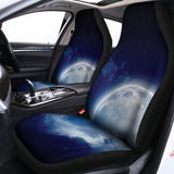 Night Sky Full Moon Print Universal Fit Car Seat Covers 102422