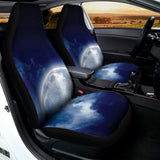 Night Sky Full Moon Print Universal Fit Car Seat Covers 102422