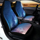 Night Sky Milky Way Print Universal Fit Car Seat Covers 102422