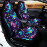Night Star Unicorn Pattern Print Universal Fit Car Seat Covers 102422