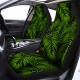 Night Tropical Palm Leaf Pattern Print Universal Fit Car Seat Covers 102422