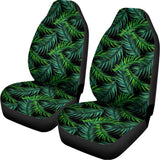 Night Tropical Palm Leaves Pattern Print Universal Fit Car Seat Covers 102422