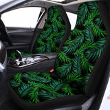 Night Tropical Palm Leaves Pattern Print Universal Fit Car Seat Covers 102422