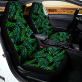 Night Tropical Palm Leaves Pattern Print Universal Fit Car Seat Covers 102422