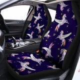 Night Winged Unicorn Pattern Print Universal Fit Car Seat Covers 102422