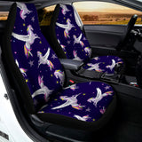 Night Winged Unicorn Pattern Print Universal Fit Car Seat Covers 102422