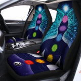 Nine Chakras Aura Print Universal Fit Car Seat Covers 102422