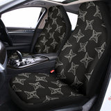 Ninja Weapon Pattern Print Universal Fit Car Seat Covers 102422