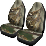 Oak Tree Hunting Camouflage Print Universal Fit Car Seat Covers 102422
