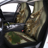 Oak Tree Hunting Camouflage Print Universal Fit Car Seat Covers 102422