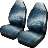 Ocean Wave Print Universal Fit Car Seat Covers 102422