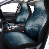 Ocean Wave Print Universal Fit Car Seat Covers 102422