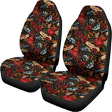 Old School Tattoo Print Universal Fit Car Seat Covers 102422
