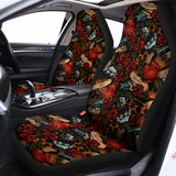 Old School Tattoo Print Universal Fit Car Seat Covers 102422