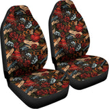 Old School Tattoo Print Universal Fit Car Seat Covers 102422