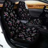 Om Sign Pattern Print Universal Fit Car Seat Covers 102422